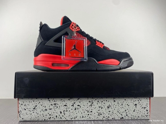 Rep 4 Thunder Red Jordan CT8527-016 Air 0819